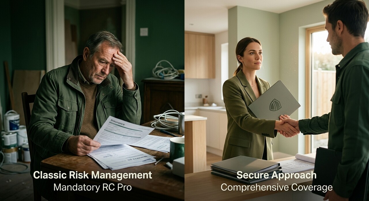 Comparatif : Gestion classique du risque VS Approche sécurisée