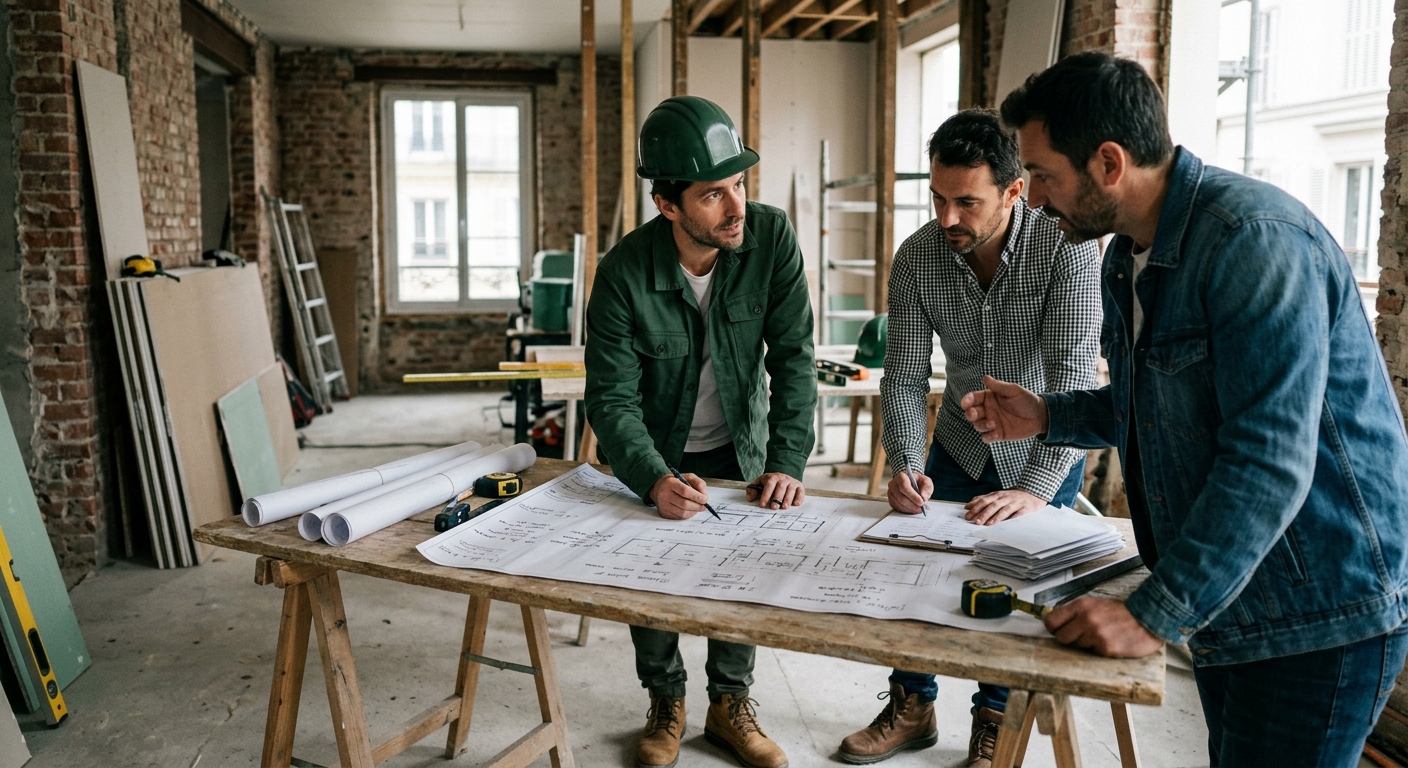 Les fondamentaux réglementaires et contractuels du suivi de chantier pour un marchand de biens