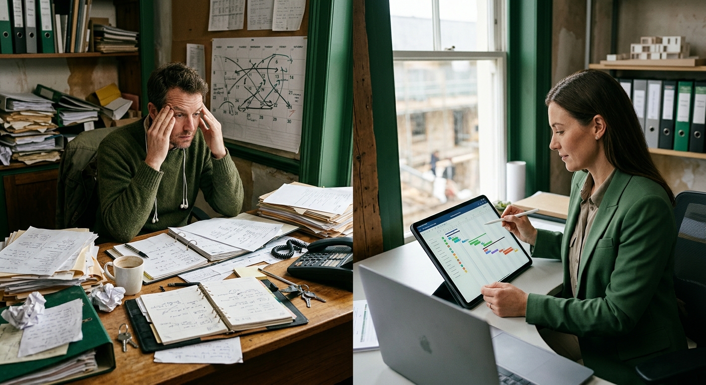 Modèle comparatif : Gestion manuelle vs Solution intégrée Phenixity