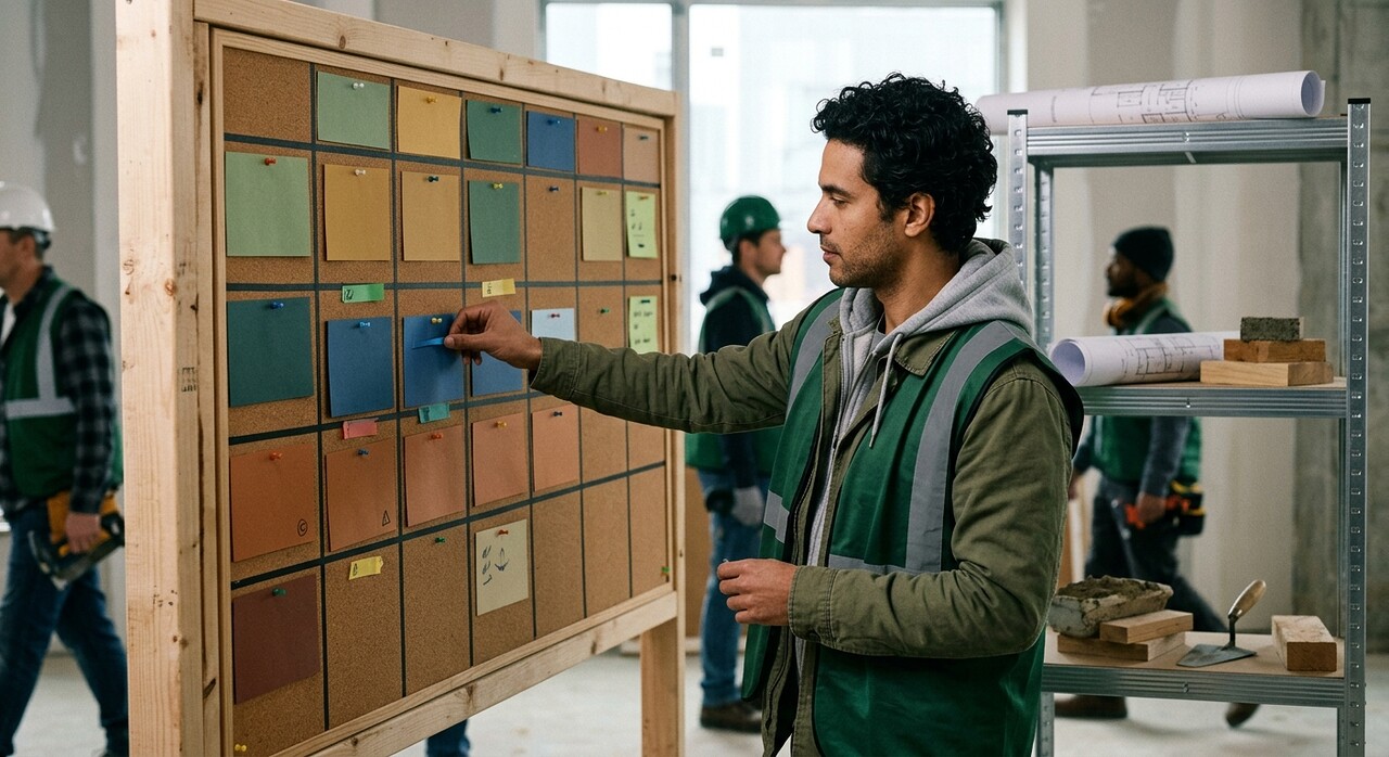 Organiser le tableau de gestion des travaux par étapes